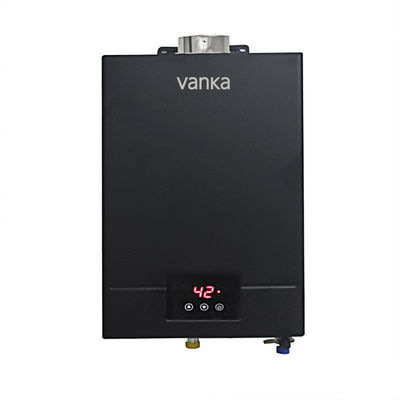 Ψηφιακό θερμαντήρα νερού αερίου χωρητικότητας 12L με ψηφιακό έλεγχο θερμοστάτη και τοίχο