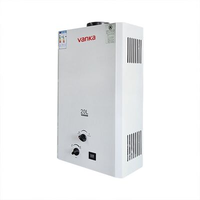 Θερμοστατικός Επιτοίχιος Θερμοσίφωνας 20L Γκρι – Σχεδιασμός Διπλού Σωλήνα Καυσαερίων