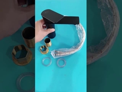 OEM/ODM Υποστήριξη λεκάνης βρύσης Μία λαβή Στρογγυλοποιημένη βρύση μπάνιου