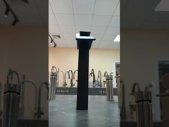 Εγκατάσταση καταστρώματος Ατσάλινο μπάνιο Νεροχύτη Κεραμίδι κρύου και ζεστού νερού