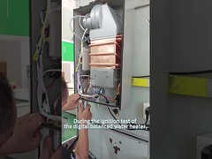 Πλήρως αυτόματο εσωτερικό θερμαντήρα νερού 16L με φυσικό αέριο σταθερή θερμοκρασία έξυπνος ανεμιστήρας