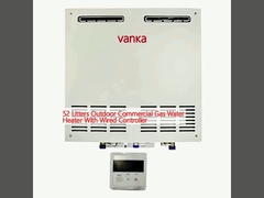 Εξωτερικός εμπορικός θερμαντήρας νερού με φυσικό αέριο με καλωδιακό ελεγκτή