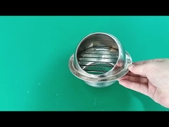 Ατσάλι από ανοξείδωτο στρογγυλό τοίχωμα εμβολιασμού κάλυψη πλέγμα εμβόλιο βροχόπτωμα αδιάβροχο αέριο εκπομπή